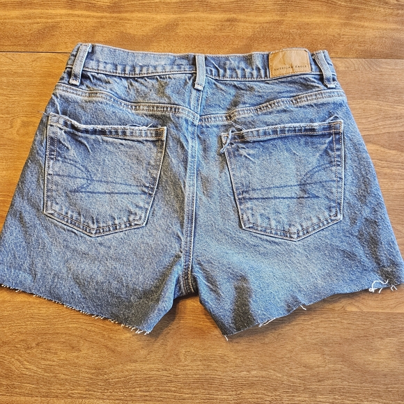 American Eagle Outfitters Distressed Blue Jean Shorts - Picture 2 of 8